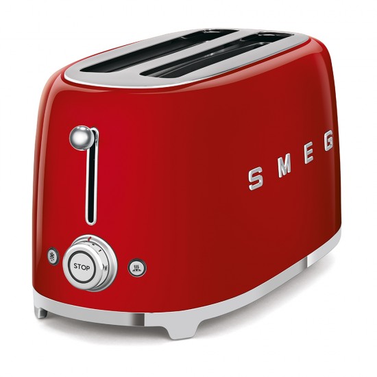 SMEG TOASTER 2X4 50´S STYLE RED TSF02RDEU