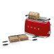 SMEG TOASTER 2X4 50´S STYLE RED TSF02RDEU SMEG TOASTER 2X4 50´S STYLE RED TSF02RDEU