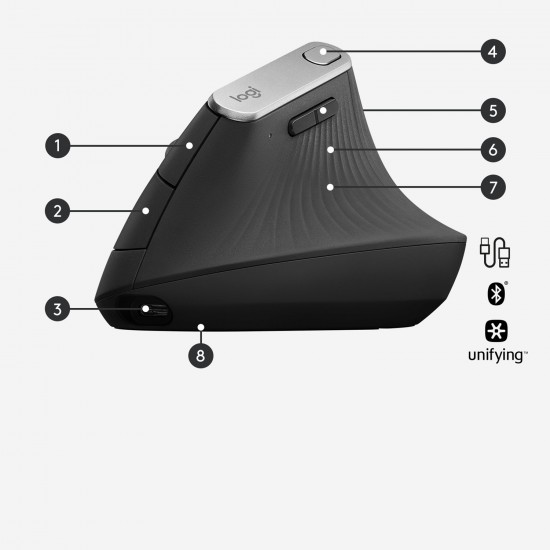 LOGITECH MOUSE MX VERTICAL (910-005448)