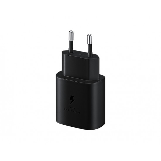 SAMSUNG CHARGER EP-TA800NBEGEU TRAVEL ADAPTER USB-C 25W BLACK WITHOUT CABLE SAMSUNG CHARGER EP-TA800NBEGEU TRAVEL ADAPTER USB-C 25W BLACK WITHOUT CABLE