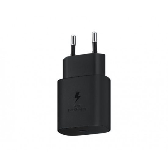 SAMSUNG CHARGER EP-TA800NBEGEU TRAVEL ADAPTER USB-C 25W BLACK WITHOUT CABLE SAMSUNG CHARGER EP-TA800NBEGEU TRAVEL ADAPTER USB-C 25W BLACK WITHOUT CABLE