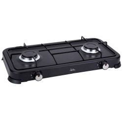 JATA TWO BURNER PORTABLE GAS COOKER BLACK JECG2702