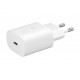 SAMSUNG PD 25W USB C TO USB C WALL CHARGER EP-TA800XW WHITE SAMSUNG PD 25W USB C TO USB C WALL CHARGER EP-TA800XW WHITE