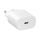 SAMSUNG PD 25W USB C TO USB C WALL CHARGER EP-TA800XW WHITE SAMSUNG PD 25W USB C TO USB C WALL CHARGER EP-TA800XW WHITE