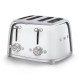 SMEG TOASTER 4X4 50´STYLE CHROME TSF03SSEU SMEG TOASTER 4X4 50´STYLE CHROME TSF03SSEU