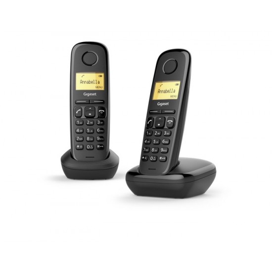 GIGASET WIRELESS PHONE A170 DUO BLACK (L36852-H2802-D201)