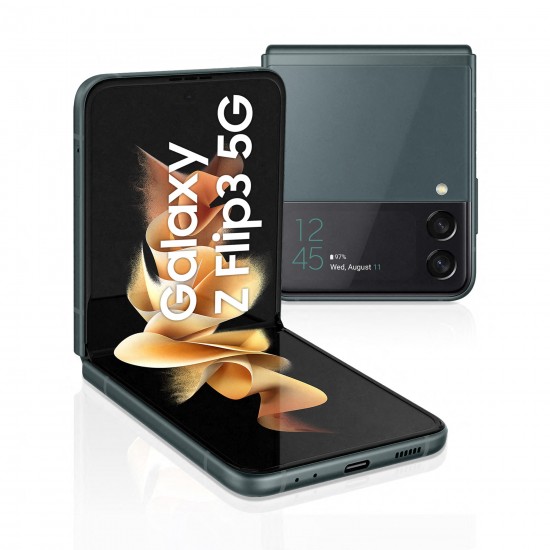 SAMSUNG GALAXY Z FLIP 3 SM-F711B 8+256GB DS 5G GREEN OEM SAMSUNG GALAXY Z FLIP 3 SM-F711B 8+256GB DS 5G GREEN OEM