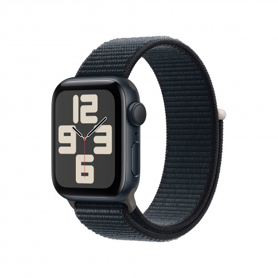 APPLE WATCH SE (GEN 2) 40MM GPS MIDNIGHT ALUMINIUM CASE WITH MIDNIGHT SPORT LOOP MRE03QL/A