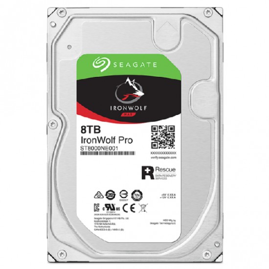 SEAGATE IRONWOLF PRO 8TB INTERNAL HARD DRIVE 7200RPM 256MB 3.5" SERIAL ATA III ST8000NT001 SEAGATE IRONWOLF PRO 8TB INTERNAL HARD DRIVE 7200RPM 256MB 3.5" SERIAL ATA III ST8000NT001