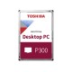 TOSHIBA P300 INTERNAL HARD DRIVE 4 TB 5400 RPM 128 MB 3.5" SERIAL ATA III HDWD240UZSVA