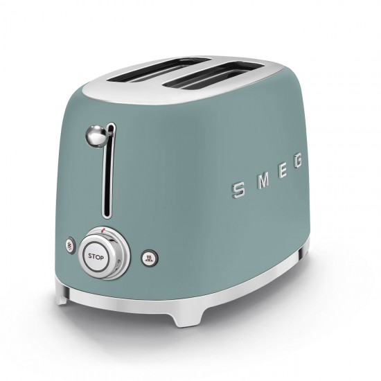 SMEG TOASTER 2X2 50´STYLE GREEN TSF01EGMEU SMEG TOASTER 2X2 50´STYLE GREEN TSF01EGMEU