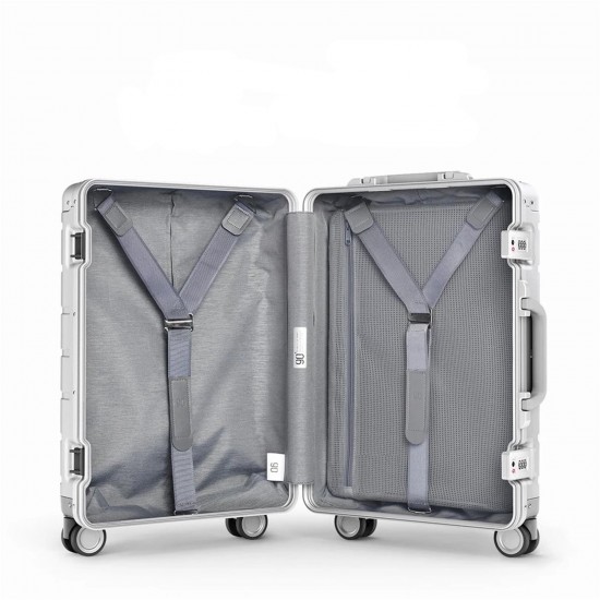 XIAOMI METAL CARRY-ON LUGGAGE 20" 31L SUITCASE SILVER XNA4106GL XIAOMI METAL CARRY-ON LUGGAGE 20" 31L SUITCASE SILVER XNA4106GL
