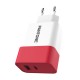 CELLY CHARGER PANTONE RED 20W USBA USBC RED PT-PDAC02R1