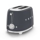 SMEG TOASTER 2X2 50´STYLE GRAY TSF01GREU SMEG TOASTER 2X2 50´STYLE GRAY TSF01GREU