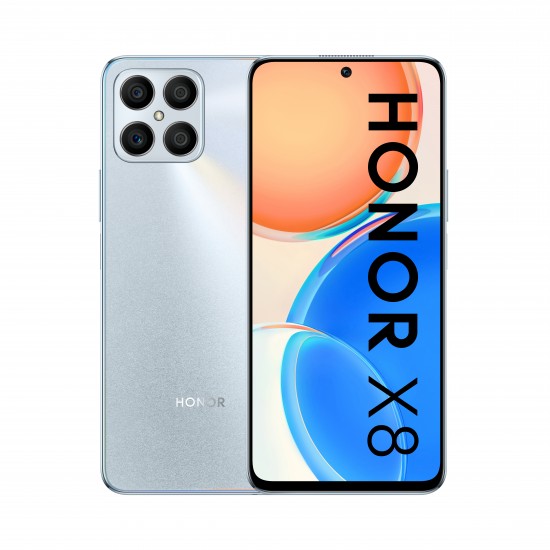 HONOR X8 6+128GB DS 4G TITANIUM SILVER OEM