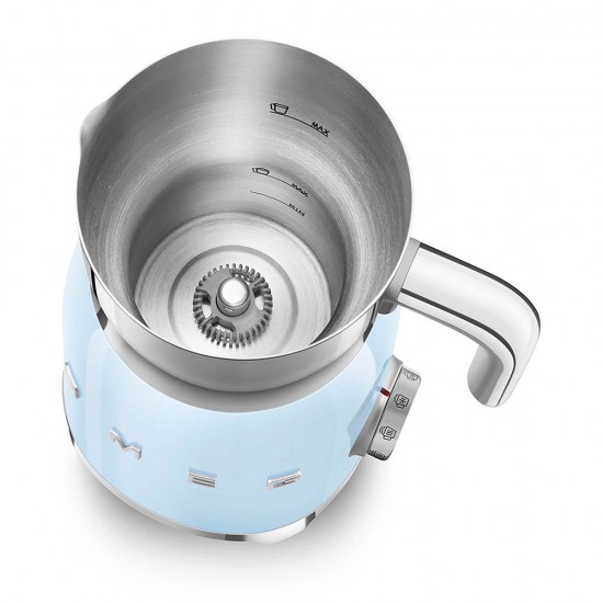 SMEG MILK FROTHER 50´STYLE BLUE MFF11PBEU SMEG MILK FROTHER 50´STYLE BLUE MFF11PBEU
