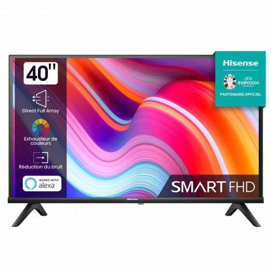 HISENSE 40A49K TV 40" LED FHD SMART TV DTS ALEXA MODES GAME IA SPORTS IA HISENSE 40A49K TV 40" LED FHD SMART TV DTS ALEXA MODES GAME IA SPORTS IA