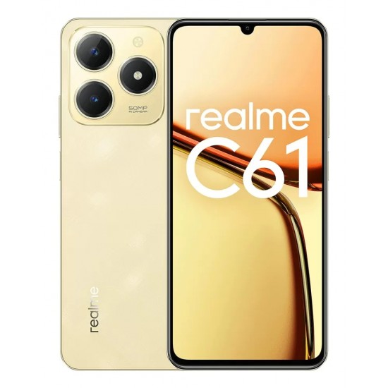 REALME C61 6+256GB DS NFC SPARKLE GOLD REALME C61 6+256GB DS NFC SPARKLE GOLD