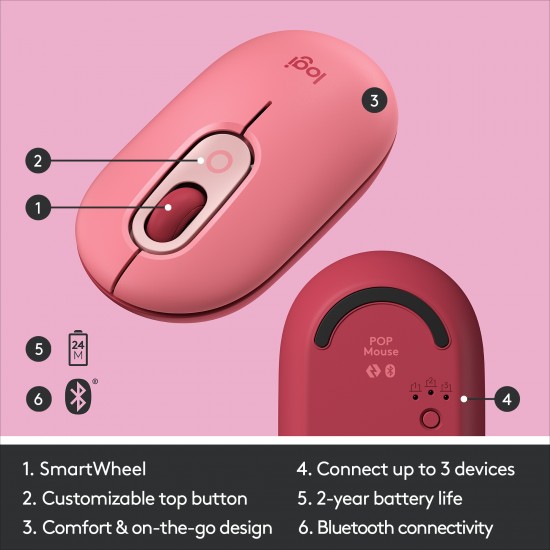 LOGITECH POP MOUSE 910-006548 LOGITECH POP MOUSE 910-006548