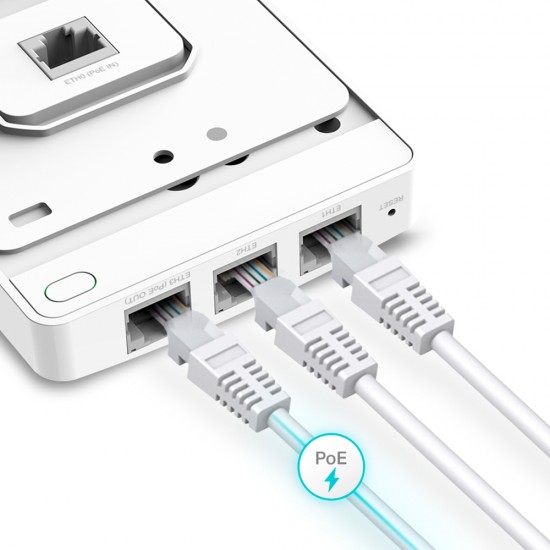 TP-LINK OMADA AX1800 WALL PLATE ACCESS POINT EAP615-WALL TP-LINK OMADA AX1800 WALL PLATE ACCESS POINT EAP615-WALL