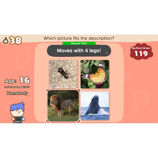 NINTENDO SWITCH GAME BIG BRAIN ACADEMY NINTENDO SWITCH GAME BIG BRAIN ACADEMY