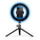 CELLY TRIPOD PRO CLICK WITH LIGHT RING CLICKRINGRGBBK