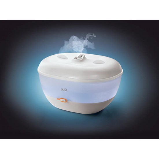 LAICA HEATED HUMIDIFIER THROUGH A HEATER AND SCENT DIFFUSER 1,8L 7,5 HOURS 200W WHITE HI3030
