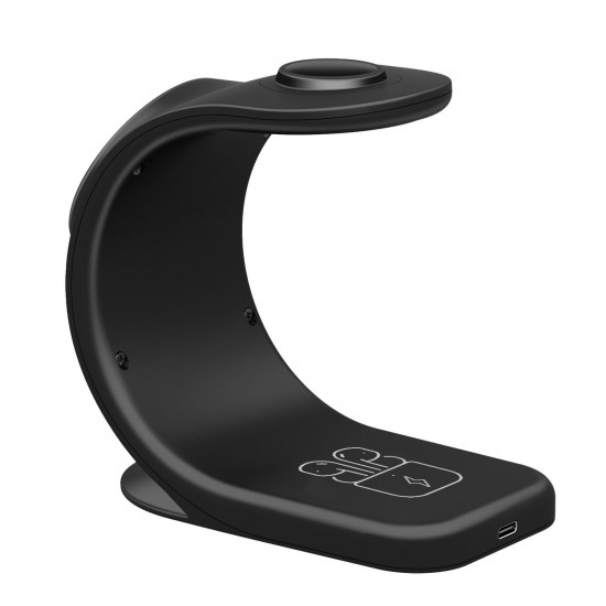 CELLY 3-IN-1 WIRELESS CHARGER MAGSTAND3IN1BK CELLY 3-IN-1 WIRELESS CHARGER MAGSTAND3IN1BK
