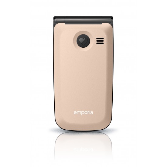 EMPORIA FLIP V221_001_CP 2G CHAMPAGNER (Deutsch, English, French, Italian, Neerlandes, Turkish) EMPORIA FLIP V221_001_CP 2G CHAMPAGNER (Deutsch, English, French, Italian, Neerlandes, Turkish)