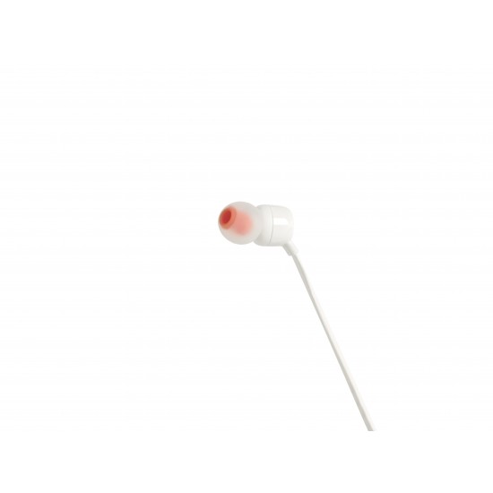 JBL TUNE 110 IN-EAR HEADPHONES WHITE JBLT110WHT JBL TUNE 110 IN-EAR HEADPHONES WHITE JBLT110WHT