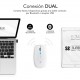 SUBBLIM LED DUAL FLAT MOUSE 1600 DPI WHITE SUBMO-LDFLAT2 SUBBLIM LED DUAL FLAT MOUSE 1600 DPI WHITE SUBMO-LDFLAT2
