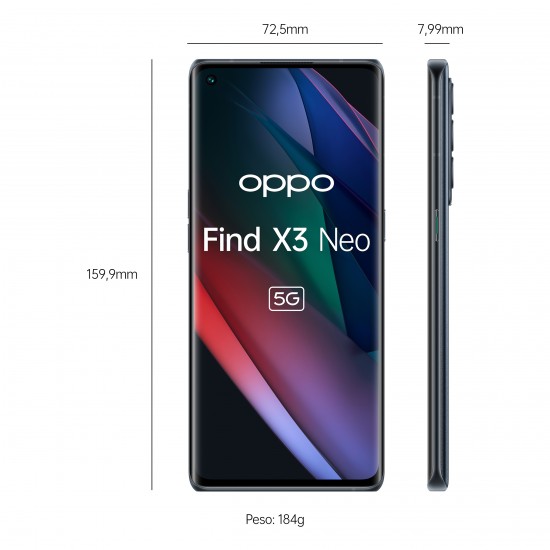 OPPO FIND X3 NEO 12+256GB DS 5G STARLIGHT BLACK OEM OPPO FIND X3 NEO 12+256GB DS 5G STARLIGHT BLACK OEM