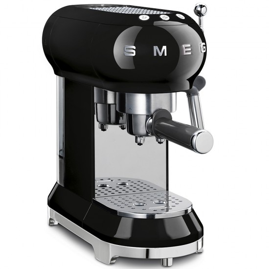 SMEG COFFEE MAKER 50'STYLE BLACK ECF01BLEU SMEG COFFEE MAKER 50'STYLE BLACK ECF01BLEU