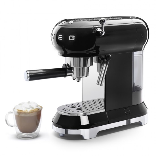 SMEG COFFEE MAKER 50'STYLE BLACK ECF01BLEU SMEG COFFEE MAKER 50'STYLE BLACK ECF01BLEU