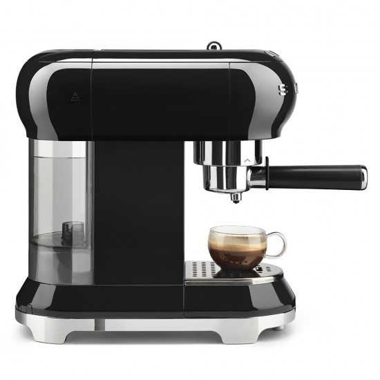SMEG COFFEE MAKER 50'STYLE BLACK ECF01BLEU SMEG COFFEE MAKER 50'STYLE BLACK ECF01BLEU