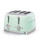 SMEG TOASTER 4X4 50´STYLE PASTEL GREEN TSF03PGEU SMEG TOASTER 4X4 50´STYLE PASTEL GREEN TSF03PGEU
