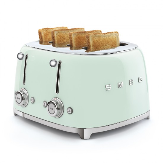 SMEG TOASTER 4X4 50´STYLE PASTEL GREEN TSF03PGEU SMEG TOASTER 4X4 50´STYLE PASTEL GREEN TSF03PGEU