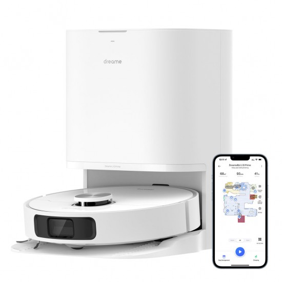 DREAME BOT L10 PRIME ROBOT VACUUM AND MOP WHIT SELF CLEANING WHITE RLL11GC DREAME BOT L10 PRIME ROBOT VACUUM AND MOP WHIT SELF CLEANING WHITE RLL11GC
