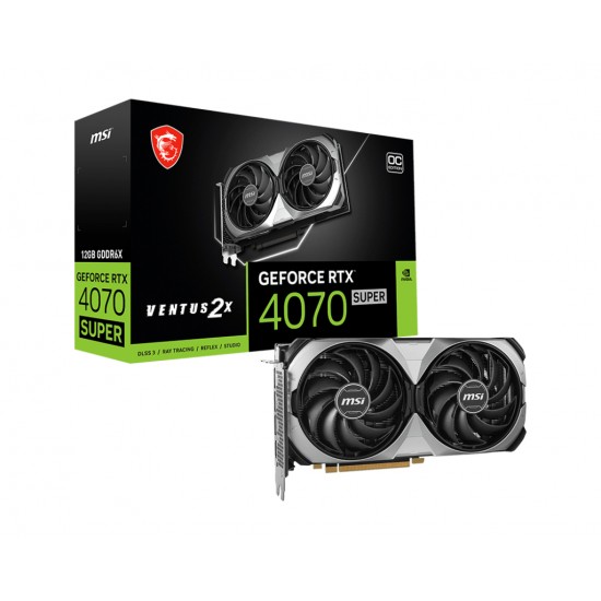 MSI GEFORCE RTX 4070 SUPER 12GB VENTUS 2X OC 912-V513-658 MSI GEFORCE RTX 4070 SUPER 12GB VENTUS 2X OC 912-V513-658