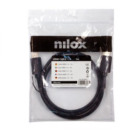 NILOX CABLE HDMI 1 4 1M NXCHDMI01