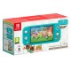 NINTENDO SWITH LITE TURQUOISE CONSOLE + ANIMAL CROSSING NEW HORIZONS SPECIAL EDITION NINTENDO SWITH LITE TURQUOISE CONSOLE + ANIMAL CROSSING NEW HORIZONS SPECIAL EDITION