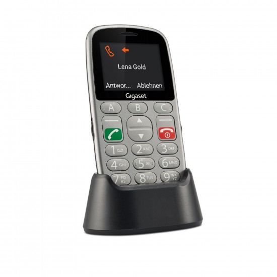 GIGASET GL390 MOBILE SENIOR SILVER GREY (S30853-H1177-R701) GIGASET GL390 MOBILE SENIOR SILVER GREY (S30853-H1177-R701)