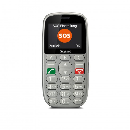 GIGASET GL390 MOBILE SENIOR SILVER GREY (S30853-H1177-R701) GIGASET GL390 MOBILE SENIOR SILVER GREY (S30853-H1177-R701)