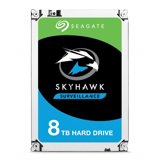 SEAGATEINTERNALHARDDISKST8000VX004HDDSKYHAWK8TB256MB7.2K3.5