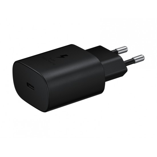 SAMSUNG PD 25W WALL CHARGER USB C TO C EP-TA800XBE BLACK SAMSUNG PD 25W WALL CHARGER USB C TO C EP-TA800XBE BLACK