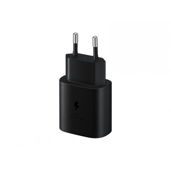SAMSUNG PD 25W WALL CHARGER USB C TO C EP-TA800XBE BLACK SAMSUNG PD 25W WALL CHARGER USB C TO C EP-TA800XBE BLACK