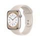 APPLE WATCH MNP23TY/A SERIES 8 GPS 45MM STARLIGHT ALUMINIUM