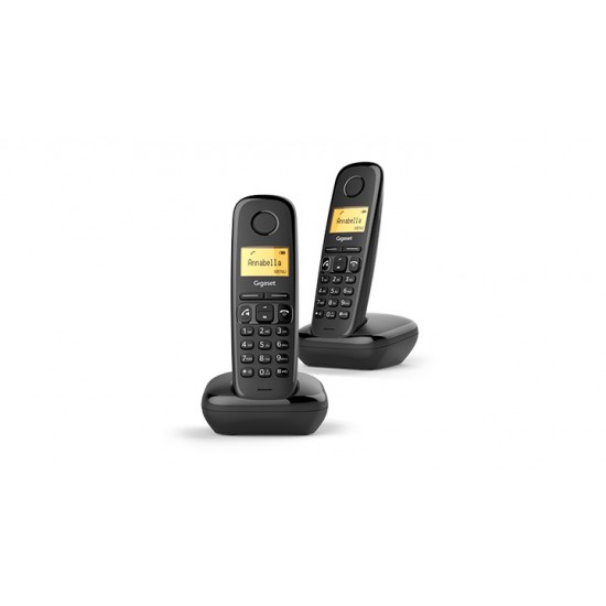 GIGASET WIRELESS PHONE A270 DUO BLACK (L36852-H2812-D201) GIGASET WIRELESS PHONE A270 DUO BLACK (L36852-H2812-D201)