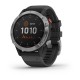 GARMIN FENIX 6 SOLAR PREMIUM MULTISPORT GPS WATCH SILVER BLACK GARMIN FENIX 6 SOLAR PREMIUM MULTISPORT GPS WATCH SILVER BLACK