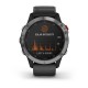 GARMIN FENIX 6 SOLAR PREMIUM MULTISPORT GPS WATCH SILVER BLACK GARMIN FENIX 6 SOLAR PREMIUM MULTISPORT GPS WATCH SILVER BLACK
